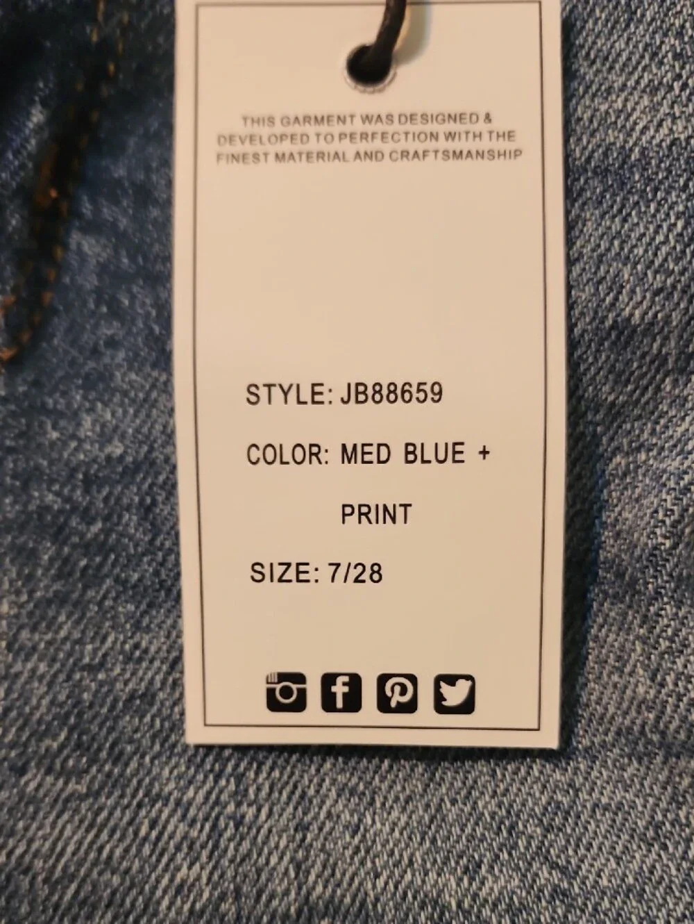 Judy Blue Blue Denim Flare Jeans with American Flag Side Panels - Picture 8 of 8